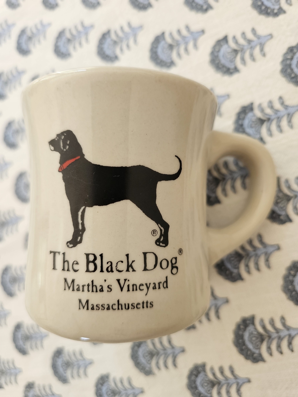 NWOT The Black Dog Martha's Vineyard  Massachusetts Classic 10oz Diner Mug
